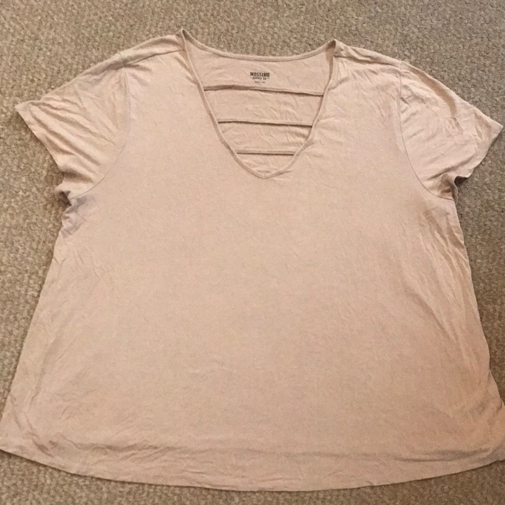 Nude Lattice-neck Top